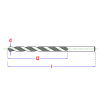 Mèches métal acier forgé HSS