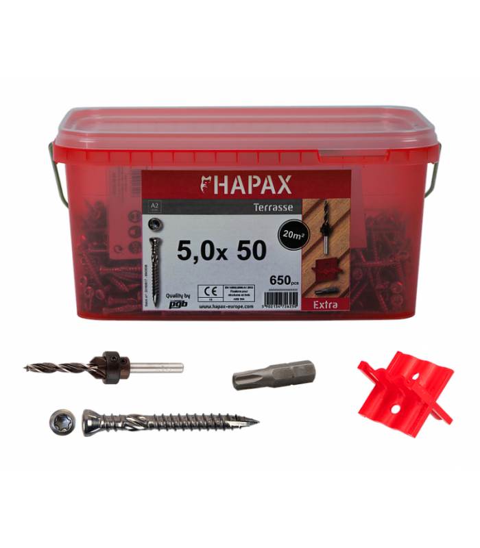 vis terrasse HAPAX kit