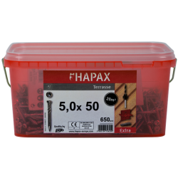 vis terrasse HAPAX kit